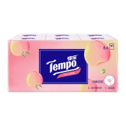 凑单品：Tempo/得宝 轻甜桃香 浅桃手帕纸 4层7张6包