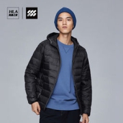 HLA 海澜之家 HSAYRM3AABM024 连帽短款轻羽绒服