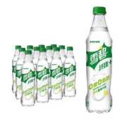 Sprite 雪碧 无糖零卡 雪碧纤维+ 柠檬味 汽水 碳酸饮料 500ml*12瓶 整箱装