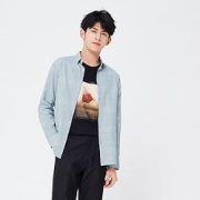 Semir 森马  翻领休闲衬衣  潮格纹长袖衬衫  13C050051258-0481