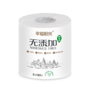 幸福阳光无添加系列有芯卷纸3层140g27卷