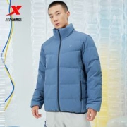 XTEP 特步 879429190128 情侣款立领羽绒服