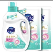 plus会员：超能 洗衣液 1kg+500g*2袋