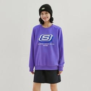 SKECHERS斯凯奇L321U243男女同款套头情侣卫衣