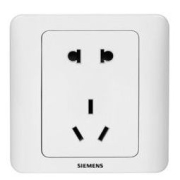 有券的上：SIEMENS 西门子 5UB01061CC1 10A五孔插座面板