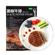 菜洋洋 黑椒牛排 100g*10片*2件