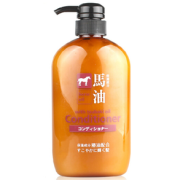 熊野油脂 无硅油马油护发素 600ml