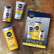 Nivea 妮维雅 Power Active Trio男士礼品3件套