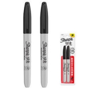 Sharpie 锐意 单头马克笔 黑色 2支装