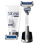 Gillette吉列云感小云刀组合装（1刀架2刀头＋磁力底座＋洗面奶80g）