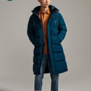 顶级配置 NEPA耐葩 GORE-TEX 男士长款羽绒服 匈牙利鹅绒填充
