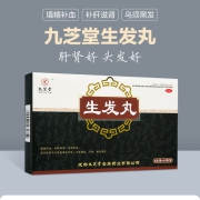中华老字号，补血补肝滋肾，防脱白发：6gx12袋x2盒 九芝堂 生发丸