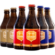 智美（Chimay）蓝帽/红帽/金帽/白帽啤酒 比利时进口 修道院精酿啤酒 组合装330ml*6瓶