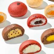6口味全麦面包软欧包带馅低代整箱600g