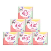 kotex 高洁丝 薄棉柔迷你直条日用卫生巾 19cm*10片*6