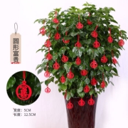 京喜app：春节装扮红色福字挂件 8个