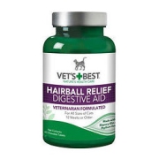 VET'S BEST 绿十字猫咪专用 化毛猫草片 60片