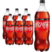 PLUS会员、有券的上：Coca-Cola可口可乐零度Zero汽水碳酸饮料2L*6瓶
