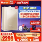 Haier 海尔 JSQ30-16WN5S(12T)U1 零冷水燃气热水器 16L 金色