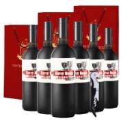 黑舰经典混酿干红葡萄酒750ml*6瓶