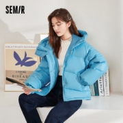 森马 女士 冬季新款 oversize三防轻薄面包服