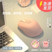 蓝牙无线鼠标静音男女生可爱可充电式游戏办公适用小米mac苹果华为戴尔惠普联想笔记本电脑ipad平板