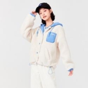 Semir 森马 10D7821108001 女士仿羊羔绒夹克