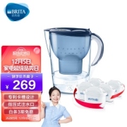 PLUS会员：BRITA 碧然德 Marella 海洋系列 3.5L 滤水壶（1壶6芯）