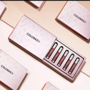 colorkey珂拉琪空气唇釉5支装套装礼盒口红生日送女友礼物釉光琪境礼盒圣诞节礼物 02-轻雾丝绒