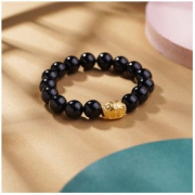 老庙黄金 男士龟壳手链 1040005849 约2.1g