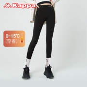kappa 女士 升级加绒保暖 超弹鲨鱼裤