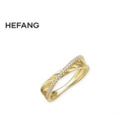 HEFANG Jewelry 何方珠宝 女士戒指 HFK019007 11#