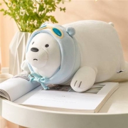 23日0点：MINISO 名创优品 裸熊趣味趴姿公仔毛绒玩偶 39*21cm