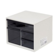 IRIS 爱丽思 KC-240R 抽屉式桌面收纳盒 2层4抽屉