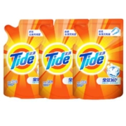 有券的上：Tide 汰渍 全效洁净除菌洗衣液（洁雅百合香）500G*3袋装*2件