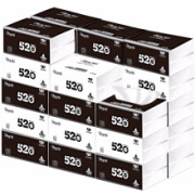 新逸风  520系列 家用整箱装餐巾纸原生木浆婴儿卫生纸面巾纸 27包（240张/包）