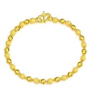 CHJJEWELLERY潮宏基足金手链SCG30000809约6.35g
