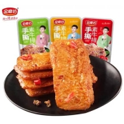京东极速版、有券的上:金磨坊 手撕素牛排 香辣味6包（大约80g）*3件