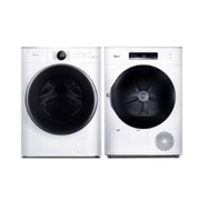 双12预售：Midea 美的 MG100V70WD5 MH100-H1W 洗烘套装