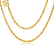 CHJJEWELLERY潮宏基足金素链XXG30000950约5.4g