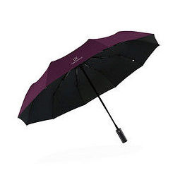 惠寻 10骨晴雨伞 紫色