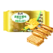 PLUS会员：康师傅 甜酥夹心饼干 清新柠檬味 384g*2件+刺猬阿甘 青稞脆片香辣味 纤薄薯片31g*2件