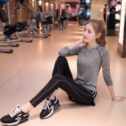 运动套装女秋冬健身跑步休闲两件套2021新款运动服女瑜伽服套装女