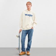 Wrangler威格男女款连帽卫衣WMT002336100893A01070黑色