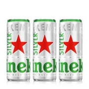 Heineken 喜力 星银（Heineken Silver）啤酒 330ml*3听