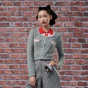TEENIEWEENIEMOTOGUO联名女士针织开衫TTCK218916P