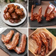 周黑鸭  锁鲜乐享 卤鸭脖鸭锁骨鸭翅等  任选6件