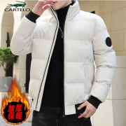 PLUS会员：CARTELO 卡帝乐鳄鱼 男士冬季加厚棉衣