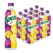 MIRINARA 美年达 可乐 Mirinda 百香果菠萝味 果味汽水 低糖酸甜 碳酸饮料整箱 500ml*12瓶 百事出品