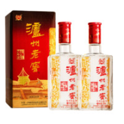 泸州老窖 六年窖头曲 52度 浓香型白酒 500mL*2瓶